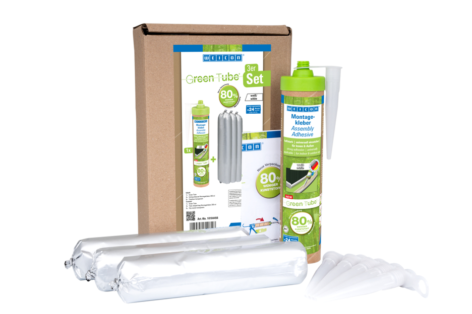 WEICON Green Tube Montaj Yapıştırıcısı | İç ve dış mekan kullanımı için güçlü üniversal yapıştırıcı