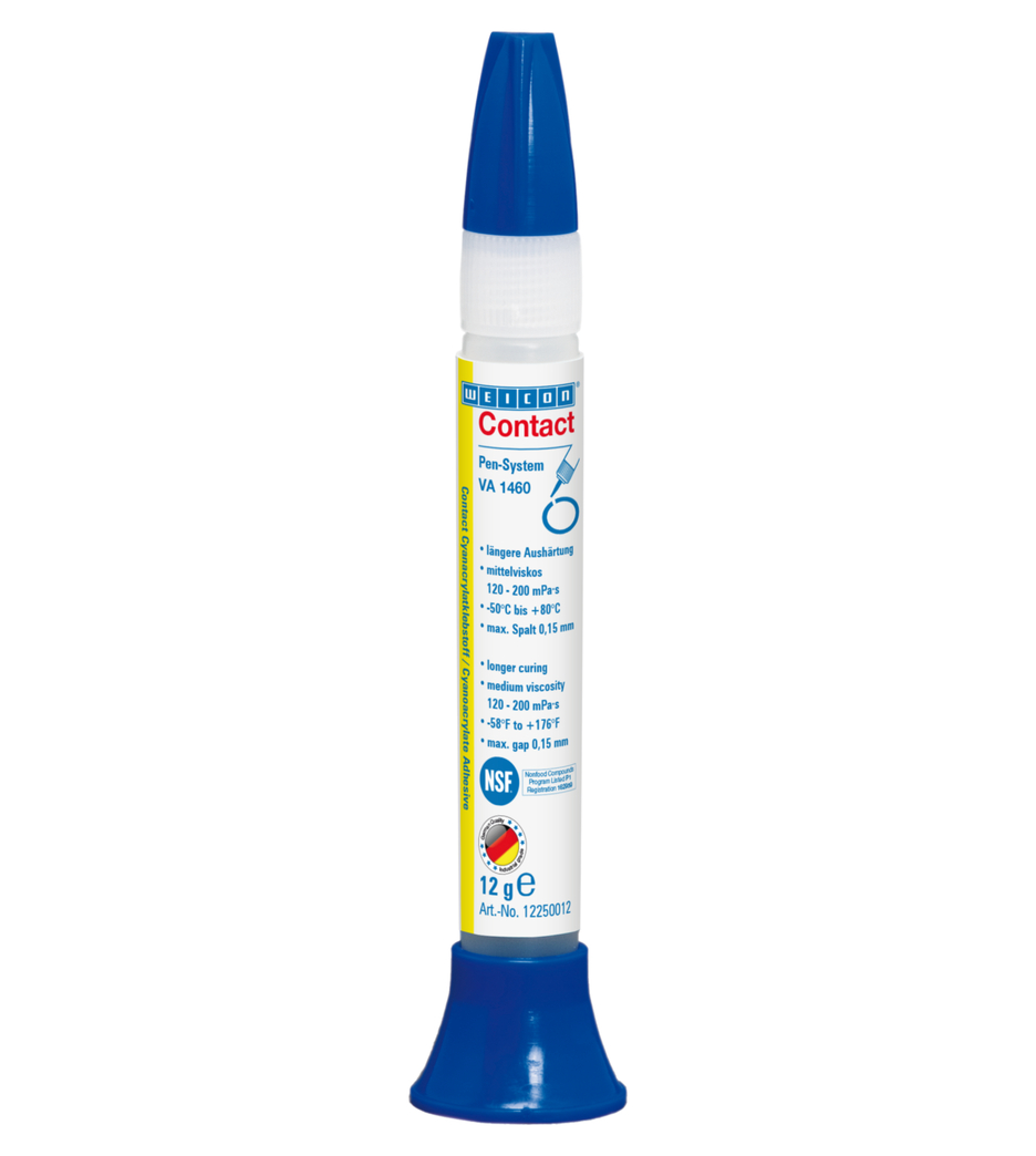 Contact VA 1460 Siyanoakrilat Yapıştırıcı | Orta viskoziteli neme dayanıklı anında yapıştırıcı