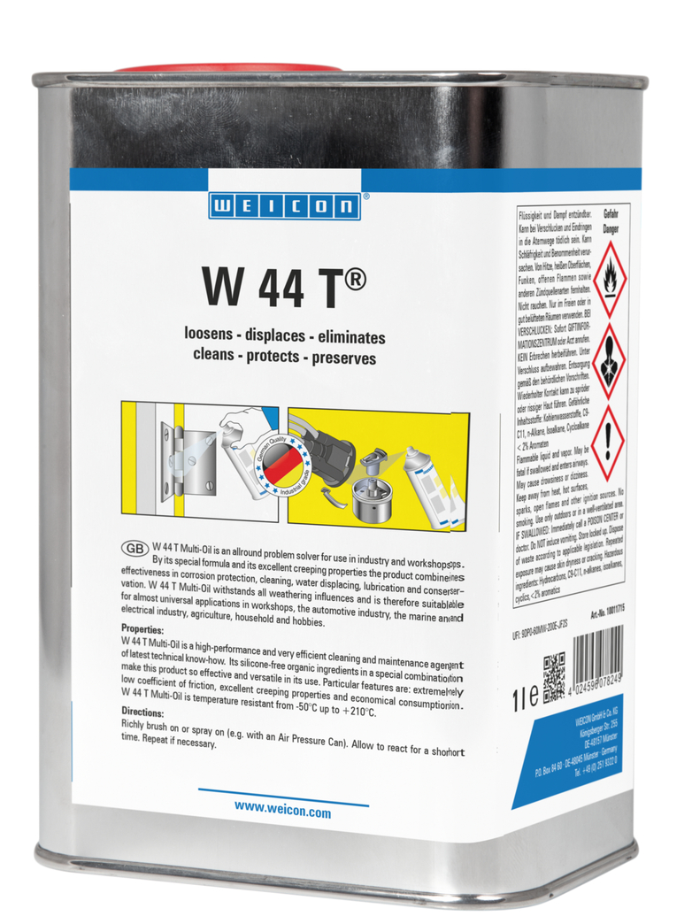 W 44 T® | 5 fonksiyonlu yağlama ve bakım yağı W 44 T® | 5 fonksiyonlu yağlama ve bakım yağı