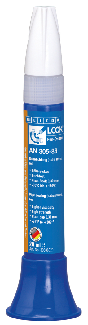 WEICONLOCK® AN 305-86 Boru Sızdırmazlık Malzemesi | Ekstra güçlü, yüksek mukavemetli, daha yüksek viskozite