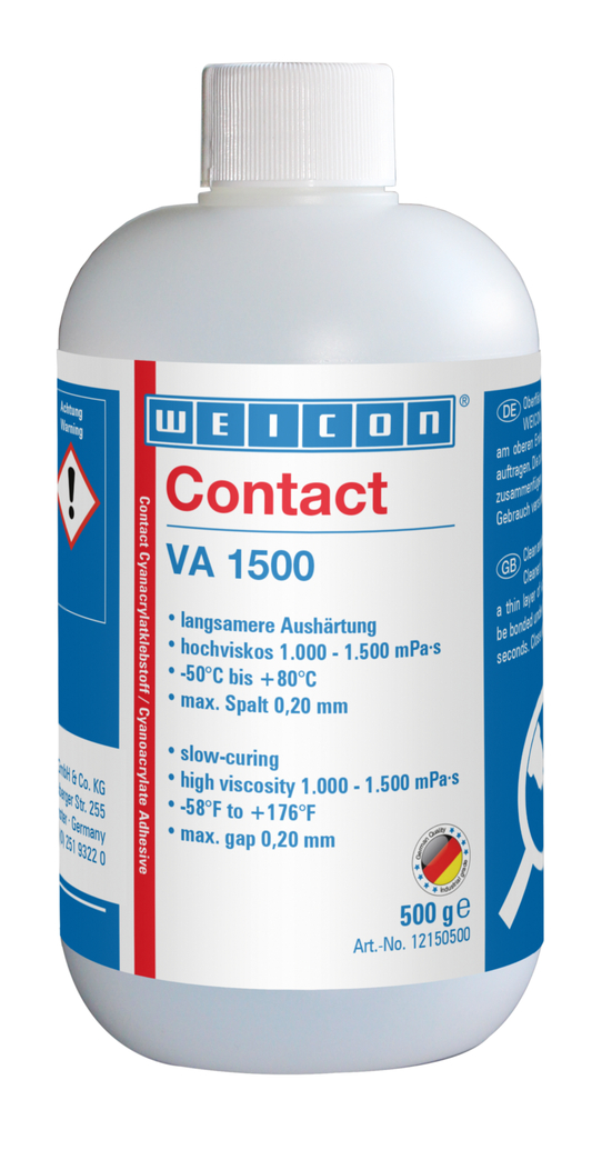Contact VA 1500 | instant adhesive for rubber, metal,  porous and absorbent materials