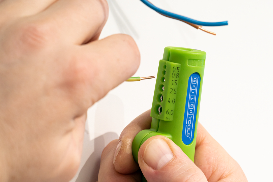 Quadro Soyucu No.16 Green Line | Sürdürülebilir sıyırma aleti I çok fonksiyonlu sıyırıcı, çalışma aralığı sıyırma 0,5 - 6,0 mm² I kaplama 8 - 13 mm Ø