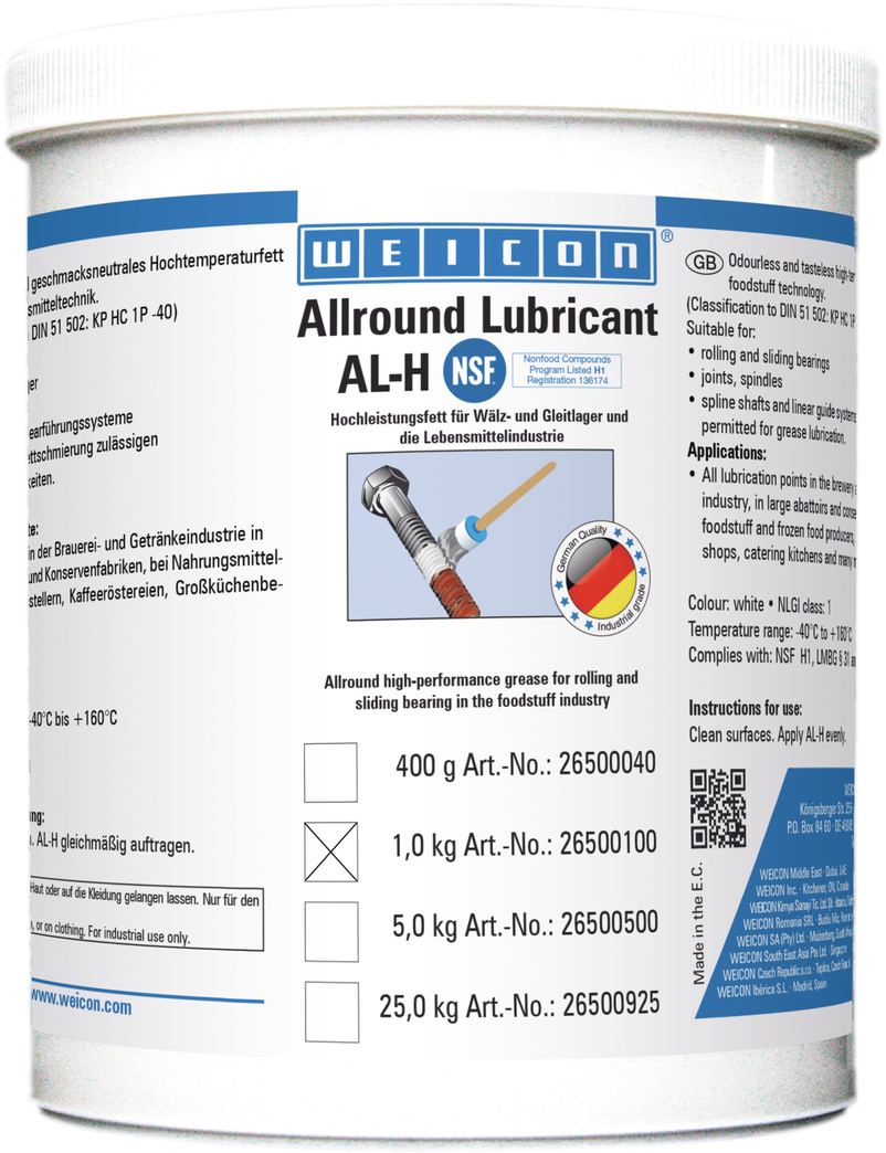 AL-H | food-grade high-temperature grease