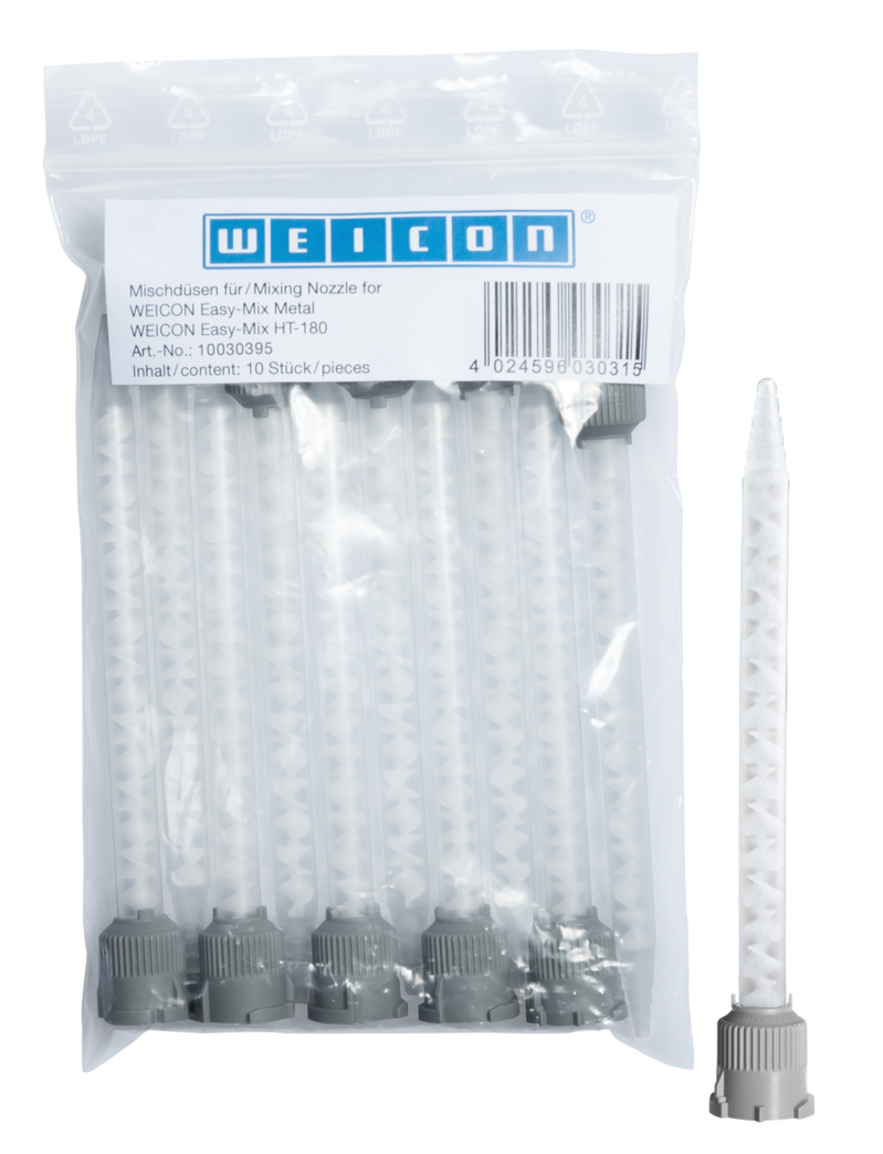 Helix Karıştırma Ucu B | Easy-Mix RK-7300, PU 90, PU 240, PU Kristall, PE-PP 50 için uygun sarmal karıştırma başlığı