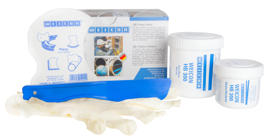 WEICON HB 300 | Onarım ve kalıplama için yüksek sıcaklığa dayanıklı epoksi reçine sistemi WEICON HB 300 | Onarım ve kalıplama için yüksek sıcaklığa dayanıklı epoksi reçine sistemi