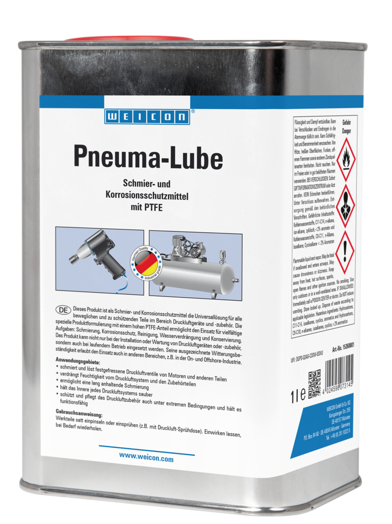 Pnöma Lube | Pnömatik aletler için PTFE'li  yağlayıcı