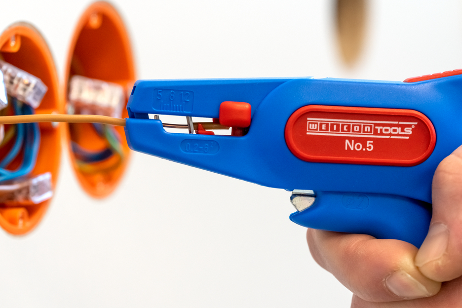 Kablo Sıyırıcı No. 5 | Tüm yaygın tek damarlı ve çok damarlı iletkenler için I çalışma aralığı 0,2 - 6,0 mm²