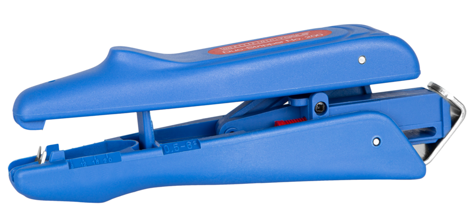 Duo-Soyucu No. 200 | Kablo kaplaması ve sıyırma için I çalışma aralığı sıyırma 0,5 - 6,0 mm² / kaplama 4 - 28 mm Ø
