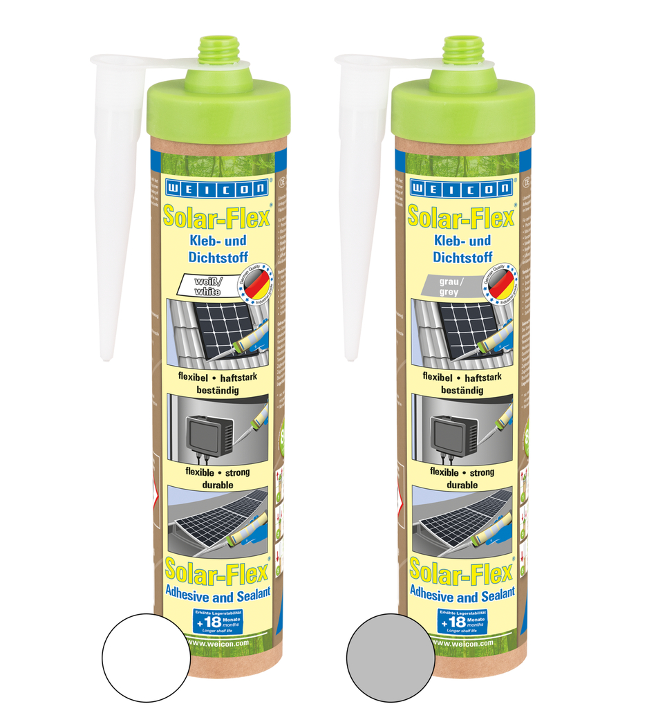 Solar-Flex® MS-Polimer | MS-Polimer bazlı güneş enerjisi sektörü için hava koşullarına dayanıklı yapıştırıcı ve sızdırmazlık maddesi