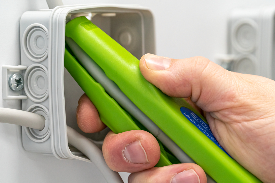 Multi Soyucu No. 400 Green Line | Sürdürülebilir sıyırma aleti I çok fonksiyonlu sıyırıcı, çalışma aralığı: sıyırma 0,5 - 6,0 mm² I kaplama 8 - 13 mm Ø I 4