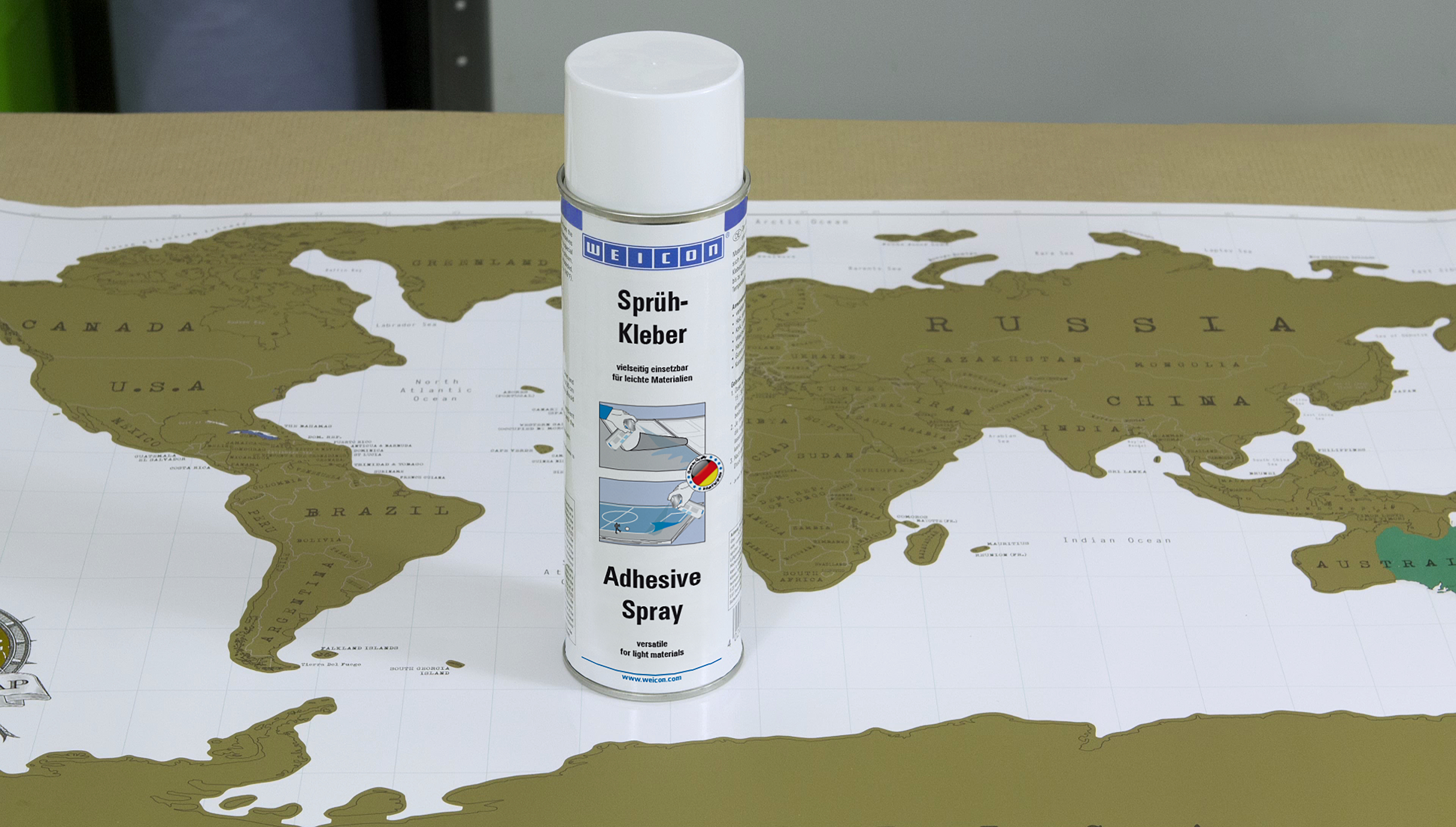 Yapıştırıcı Sprey - Güçlü | Püskürtülebilir kontak yapıştırıcı, karton ve kağıt için ideal