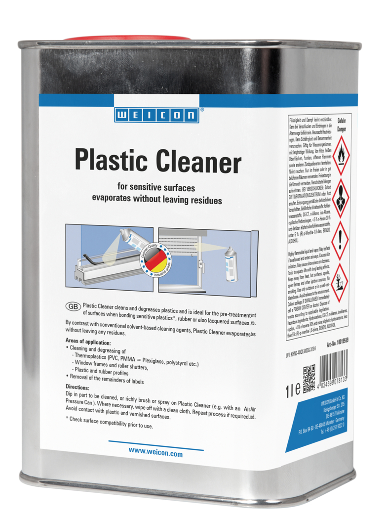 Plastik Temizleyici | Plastik, kauçuk ve toz boyalı malzemeler için temizleyici