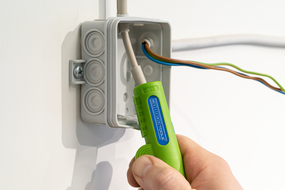 Quadro Soyucu No.16 Green Line | Sürdürülebilir sıyırma aleti I çok fonksiyonlu sıyırıcı, çalışma aralığı sıyırma 0,5 - 6,0 mm² I kaplama 8 - 13 mm Ø