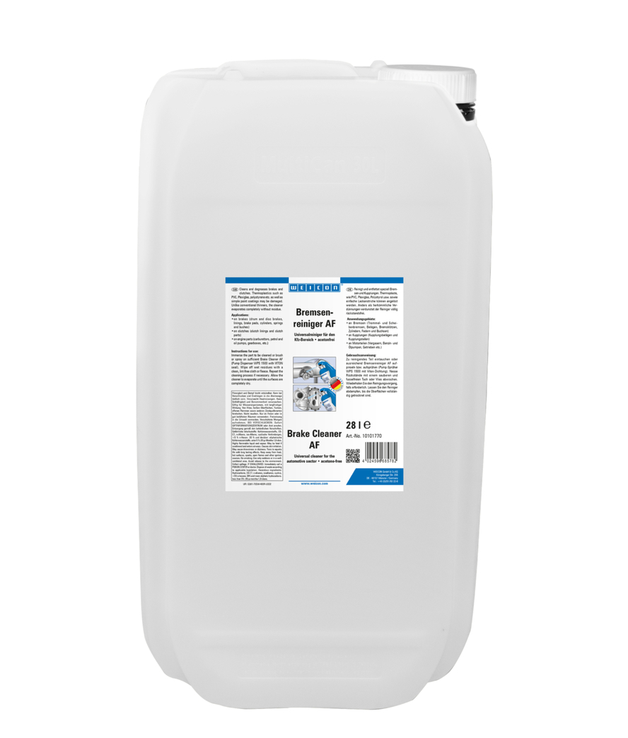 WEICON Fren ve Balata Temizleyici AF | Otomotiv sektörü için aseton içermeyen üniversal temizleyici