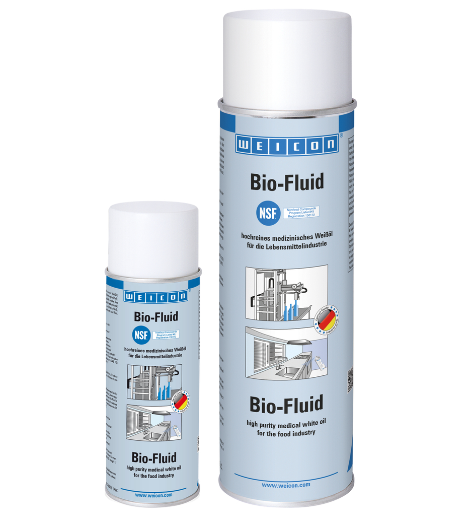 Bio-Fluid-Sprey | Gıda sektörü için NSF H1 onaylı yağlama ve bakım yağı