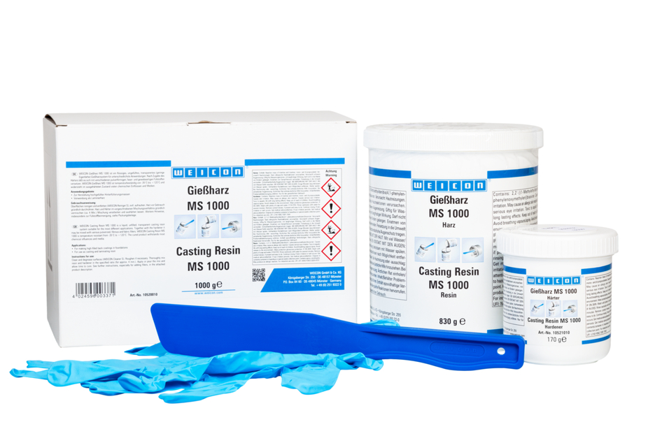 WEICON Dökme Reçinesi MS 1000 | epoxy resin system for bonding, laminating and casting