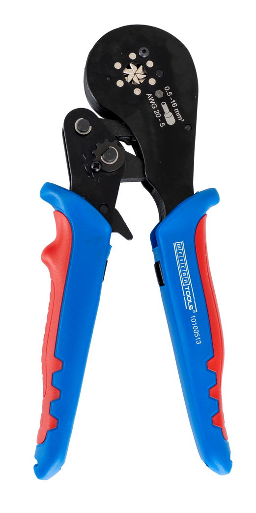 Yüksük Sıkma Pensi 16 mm² HEX | Yuvarlak terminallere kolay yerleştirme için altıgen sıkıştırma Yüksük Sıkma Pensi 16 mm² HEX | Yuvarlak terminallere kolay yerleştirme için altıgen sıkıştırma