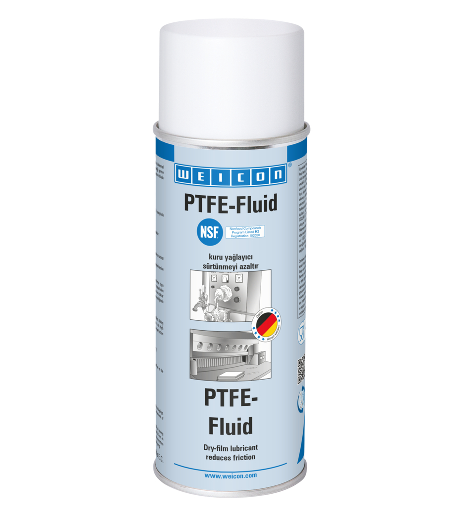 PTFE-Fluid | Gıda sektörü için NSF H2 onaylı, gres içermeyen kuru yağ