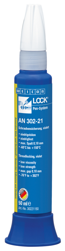 WEICONLOCK® AN 302-21 Cıvata Sabitleyici | Düşük mukavemet, düşük viskozite