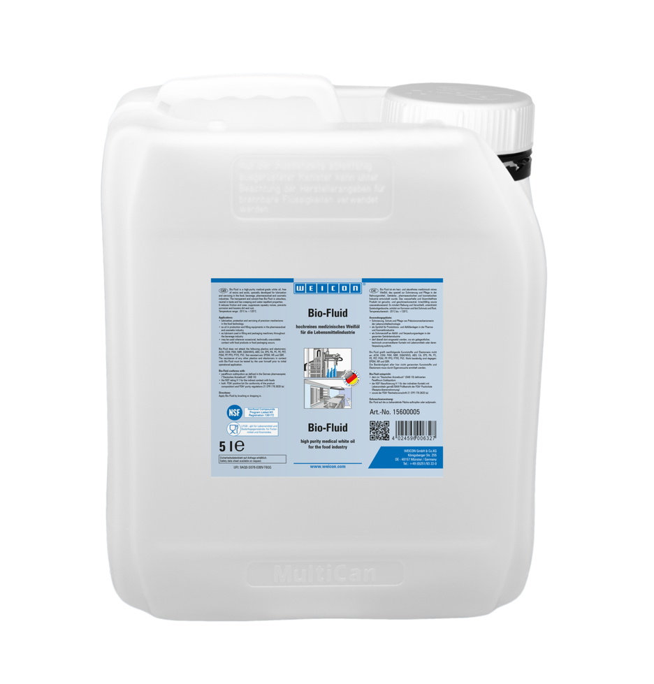 Bio-Fluid | Gıda sektörü için yağlama ve bakım yağı NSF H1