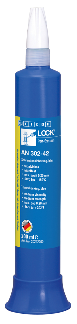 WEICONLOCK® AN 302-42 Cıvata Sabitleyici | Orta mukavemetli, içme suyu onaylı