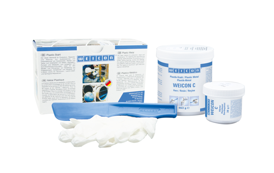 WEICON C | aluminium-filled epoxy resin system for repairs and moulding