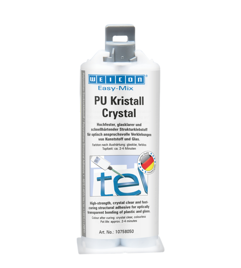 Easy-Mix PU Kristal poliüretan yapıştırıcı | polyurethane adhesive, crystal clear