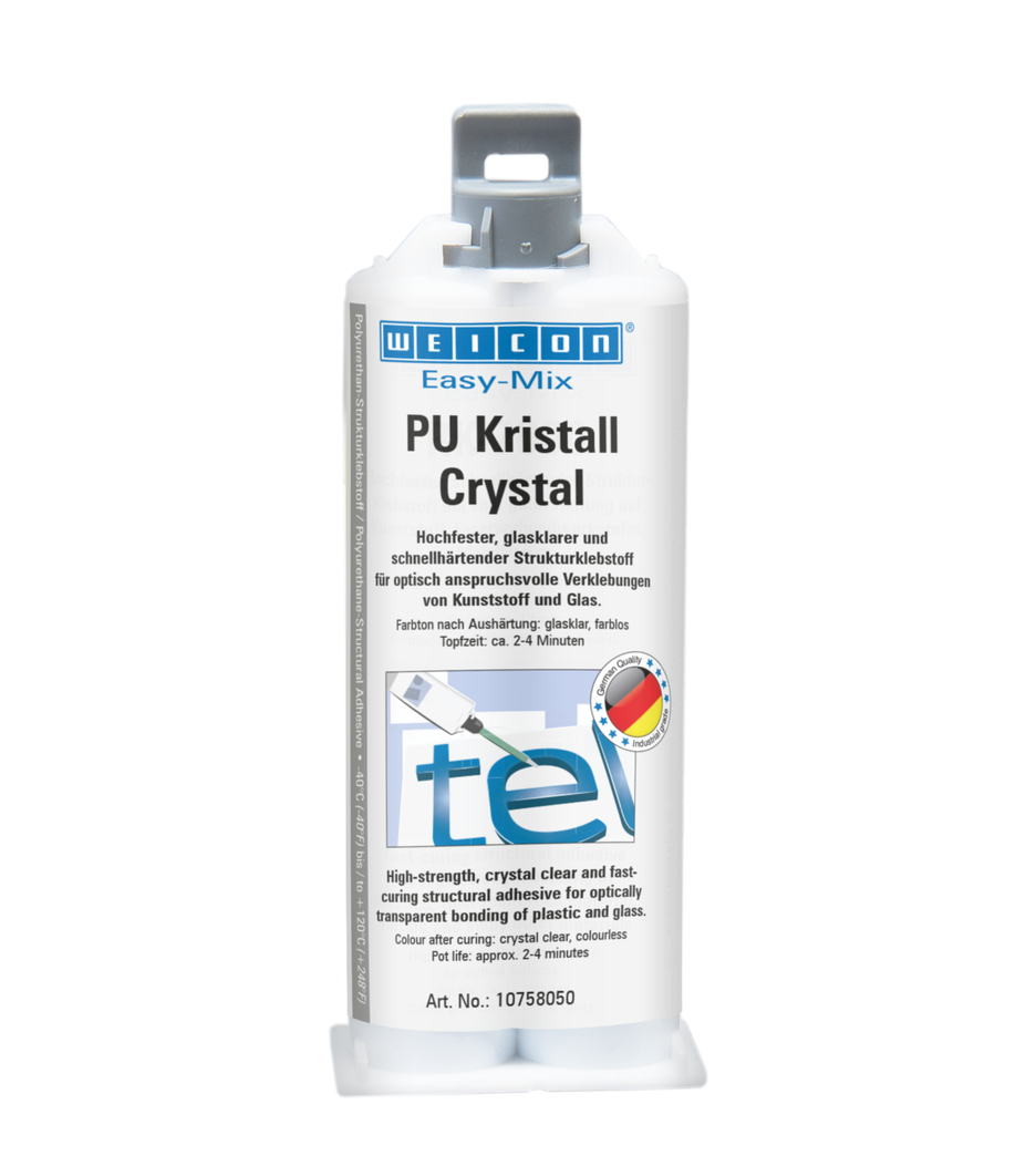 Easy-Mix PU Kristal Poliüretan Yapıştırıcı | Poliüretan yapıştırıcı, kristal berraklığında