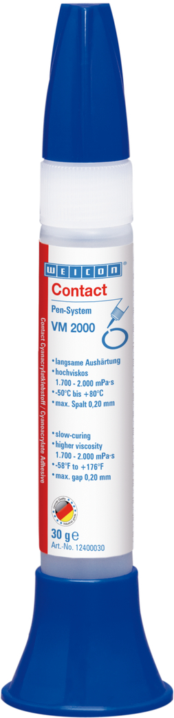 Contact VM 2000 Siyanoakrilat Yapıştırıcı | Metal için yüksek viskoziteli hızlı yapıştırıcı