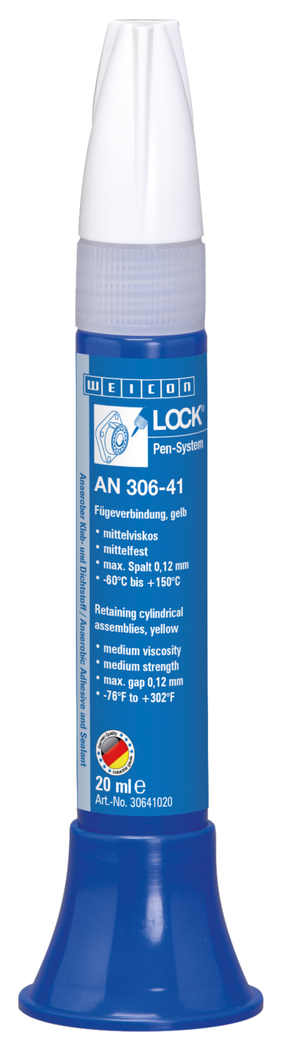 WEICONLOCK® AN 306-41 | Rulmanlar, miller ve burçlar için, yüksek orta mukavemet, orta viskozite
