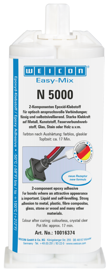 Easy-Mix N 5000 Epoksi Yapıştırıcı | Optik açıdan zorlu derzler için epoksi yapıştırıcı
