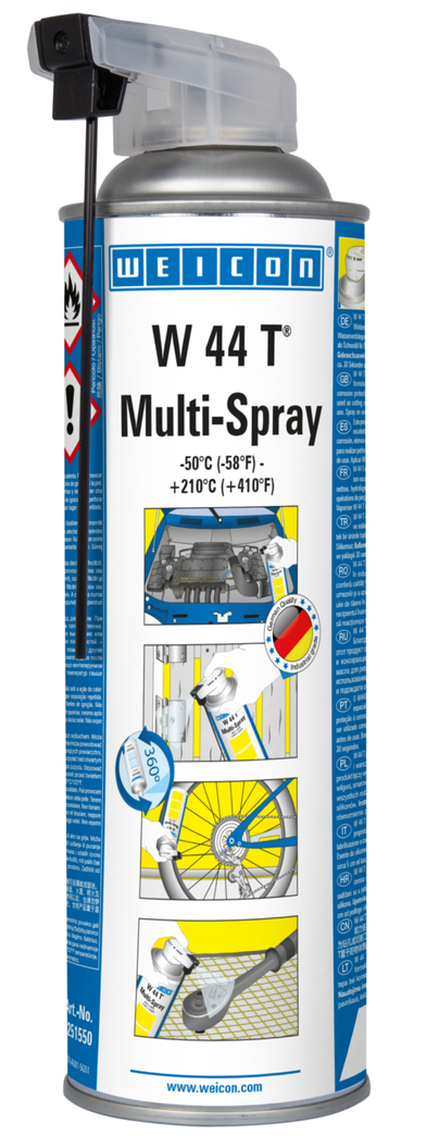 W 44 T® Multi Sprey | lubricating and multifunctional oil with 5-fold function