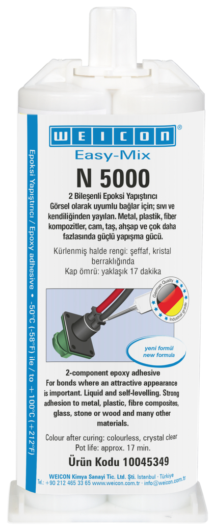 Easy-Mix N 5000 Epoksi Yapıştırıcı | Optik açıdan zorlu derzler için epoksi yapıştırıcı