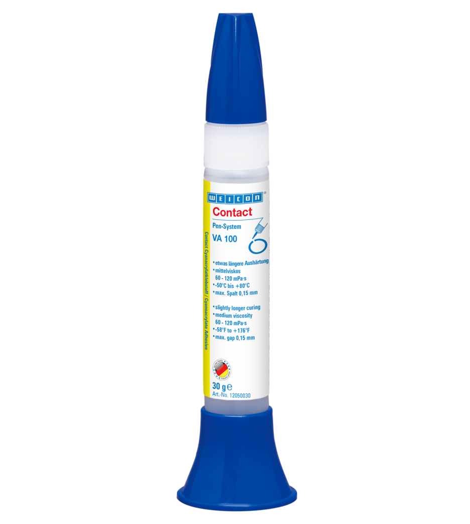Contact VA 100 Siyanoakrilat Yapıştırıcı | Metal, plastik ve kauçuk için hızlı yapıştırıcı