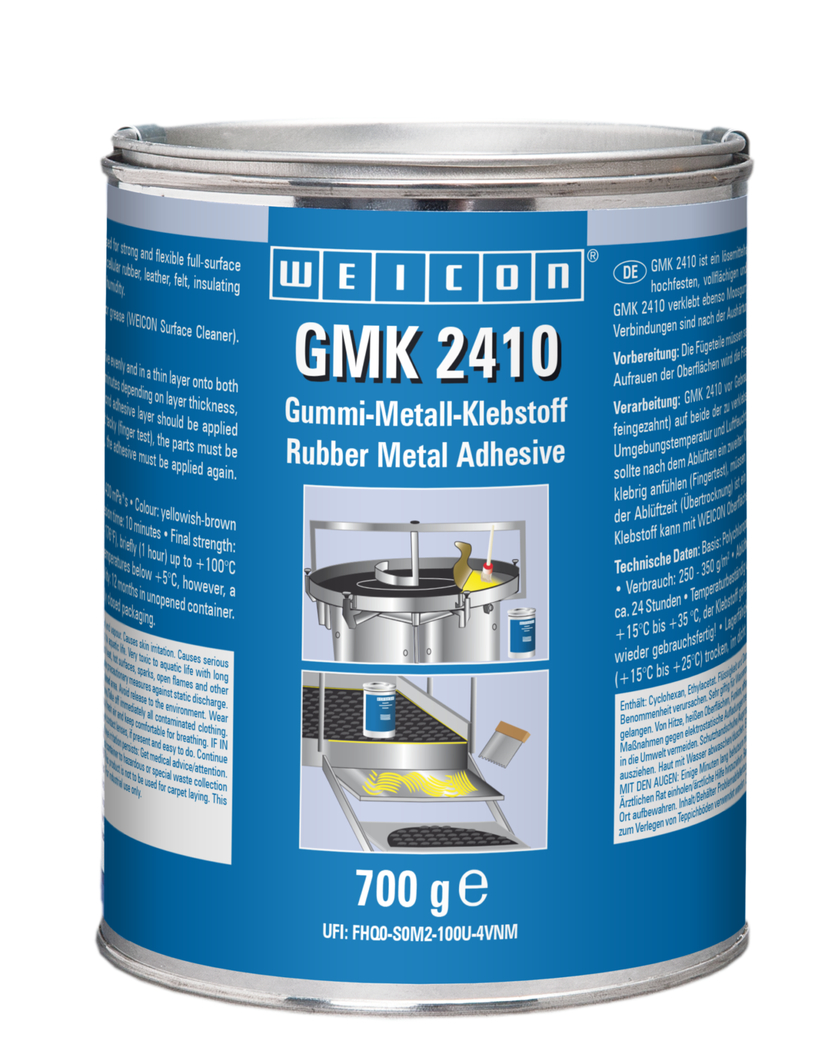 GMK 2410 Kontakt Yapıştırıcı | Yüksek mukavemetli ve hızlı kürlenen 1 komponentli kauçuk-metal yapıştırıcı