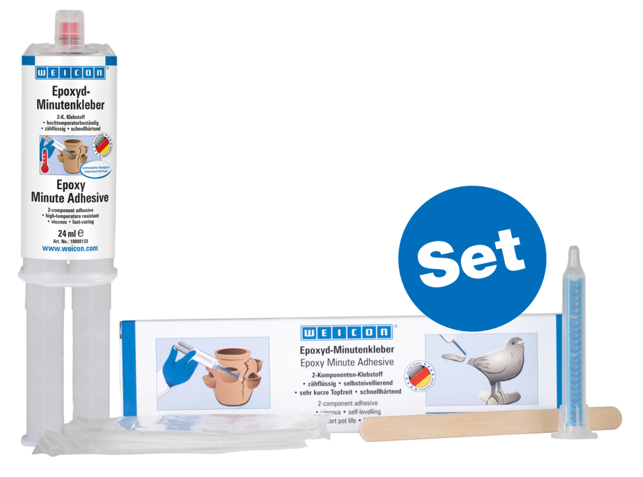 Epoksi Dakikalık Yapıştırıcı | Evrensel olarak uygulanabilir, yüksek sıcaklığa dayanıklı epoksi reçine yapıştırıcı