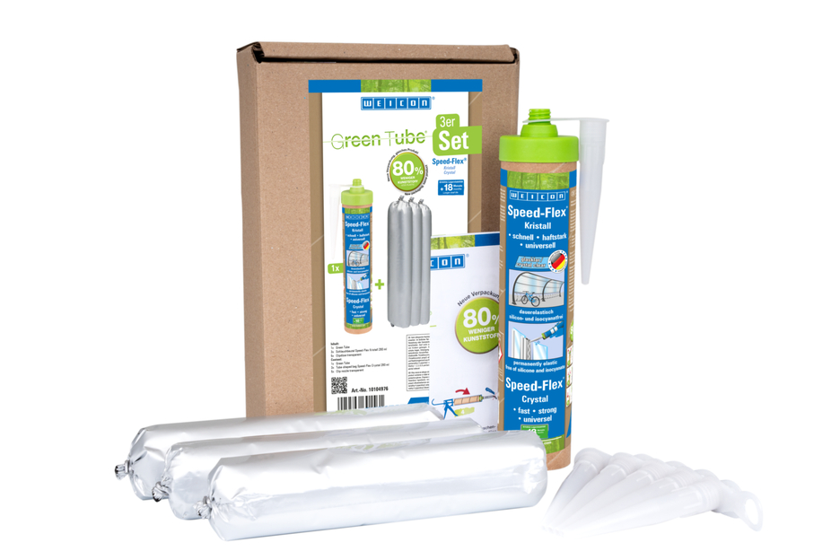 Speed-Flex® Kristal MS-Polimer | Kristal berraklığında bağlar için MS-Polimer bazlı yapıştırıcı ve sızdırmazlık maddesi