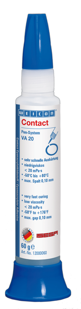 Contact VA 20 | instant adhesive for the food sector as well as plastic and rubber