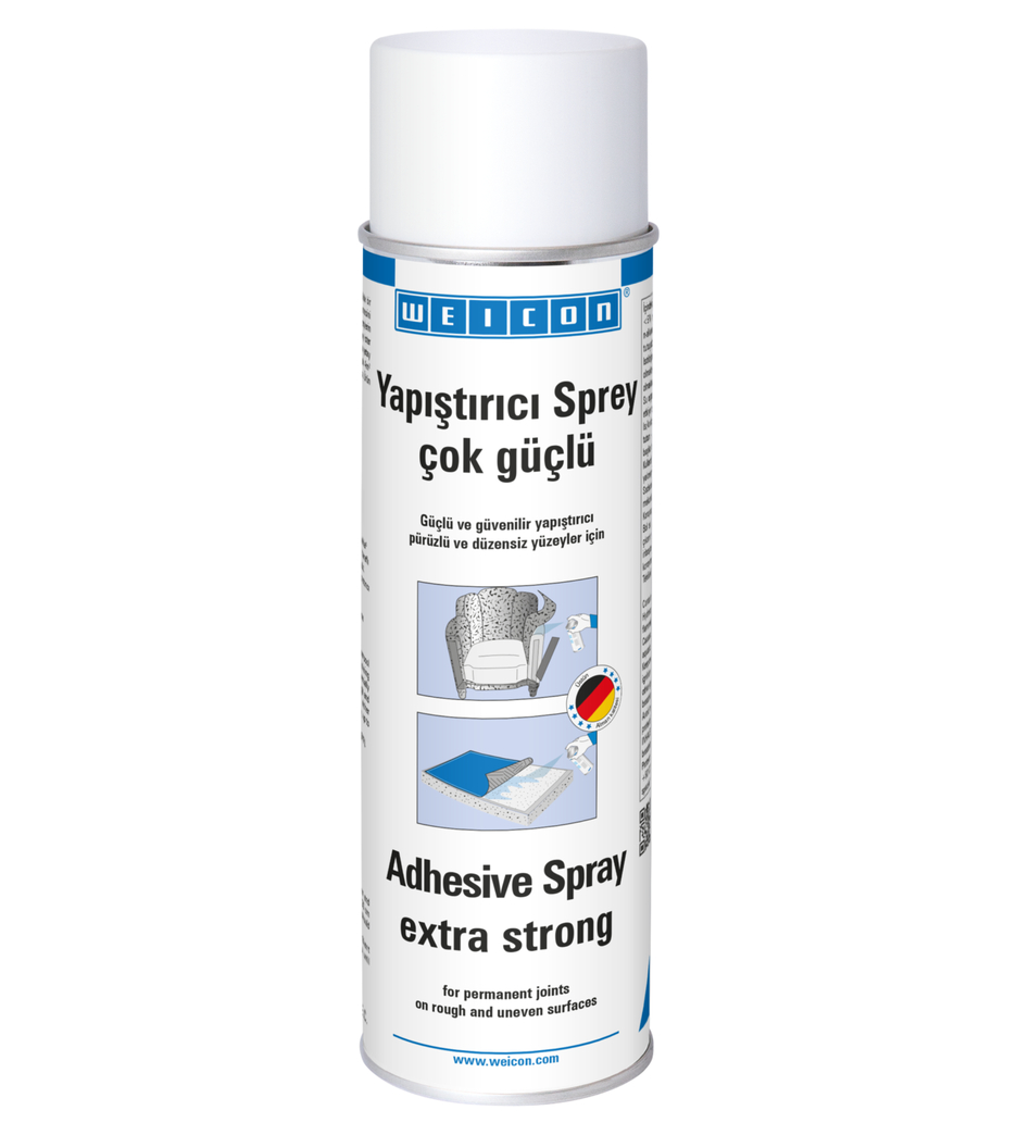 Yapıştırıcı Sprey -çok güçlü- | sprayable contact adhesive for strong and permanent bonding of felt, artificial leather and insulating materials