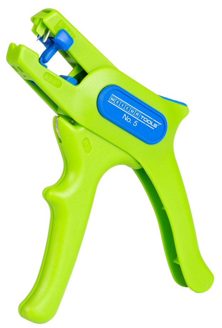 Kablo Soyucu No. 5 Green Line | Tüm yaygın çok telli ve tek telli iletkenler için sürdürülebilir sıyırma aleti I, çalışma aralığı 0,2 - 6,0 mm²