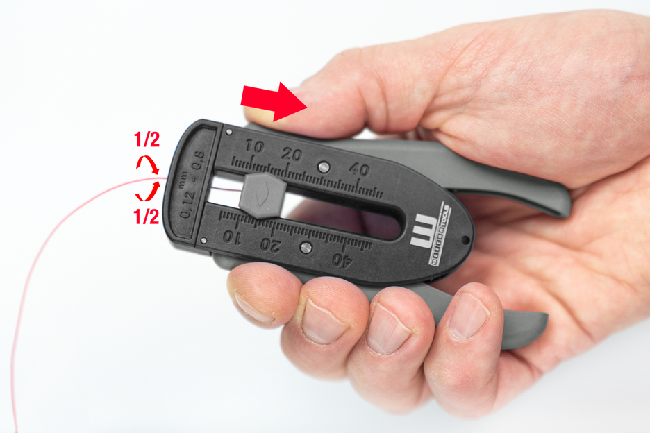 ESD Hassas Sıyırıcı S | 0,12 - 0,8 mm arası elektrostatik korumalı alanlar için