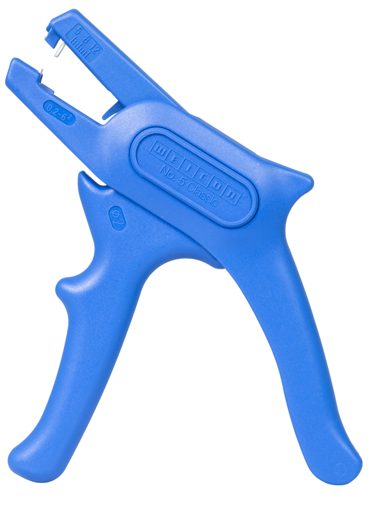 Kablo Sıyırıcı No. 5 Klasik | Tüm yaygın tek damarlı ve çok damarlı iletkenler için I çalışma aralığı 0,2 - 6,0 mm² Kablo Sıyırıcı No. 5 Klasik | Tüm yaygın tek damarlı ve çok damarlı iletkenler için I çalışma aralığı 0,2 - 6,0 mm²