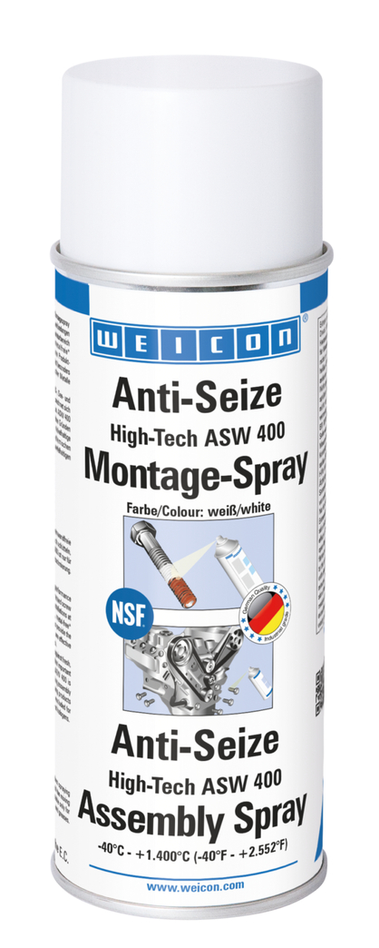 Anti-Seize Montaj Spreyi ASW 400 | Katı kayganlaştırıcı macun