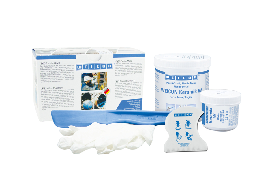 WEICON Seramik W | Aşınma koruma kaplaması için mineral dolgulu epoksi reçine sistemi