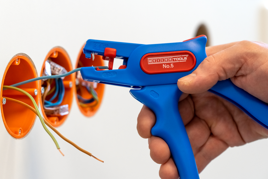 Kablo Sıyırıcı No. 5 | Tüm yaygın tek damarlı ve çok damarlı iletkenler için I çalışma aralığı 0,2 - 6,0 mm²