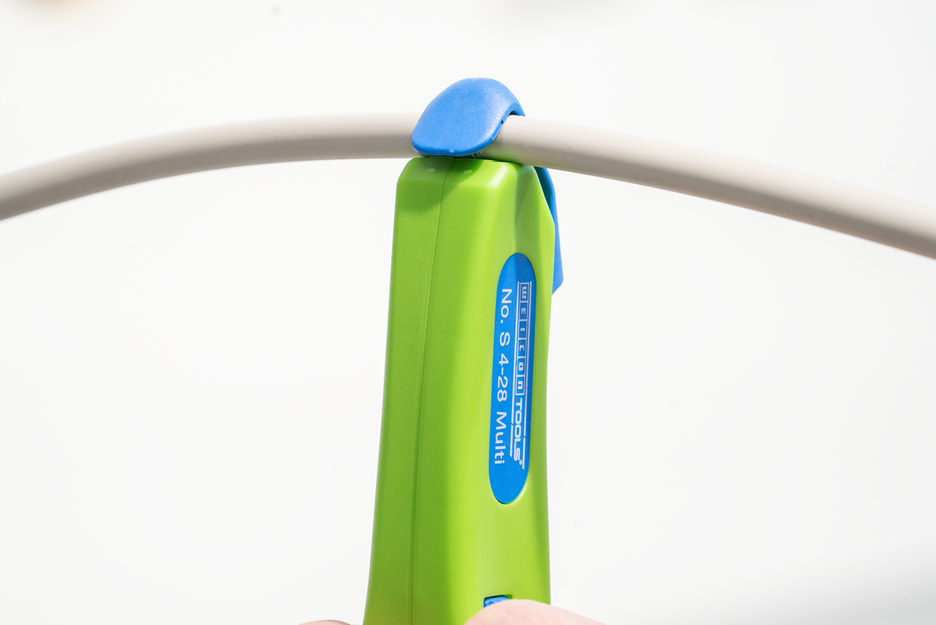 Kablo Soyucu No. S 4-28 Multi Green Line | Entegre sıyırma fonksiyonlu sürdürülebilir kablo sıyırma aleti I Çalışma aralığı 4 - 28 mm Ø