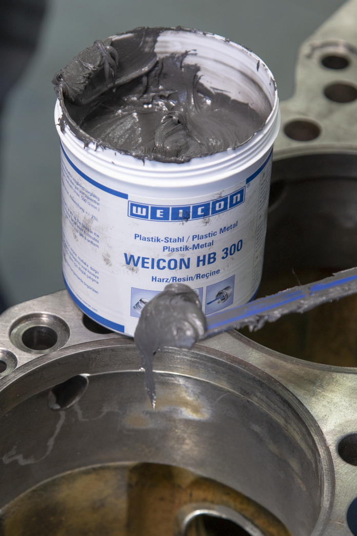 WEICON HB 300 | Onarım ve kalıplama için yüksek sıcaklığa dayanıklı epoksi reçine sistemi