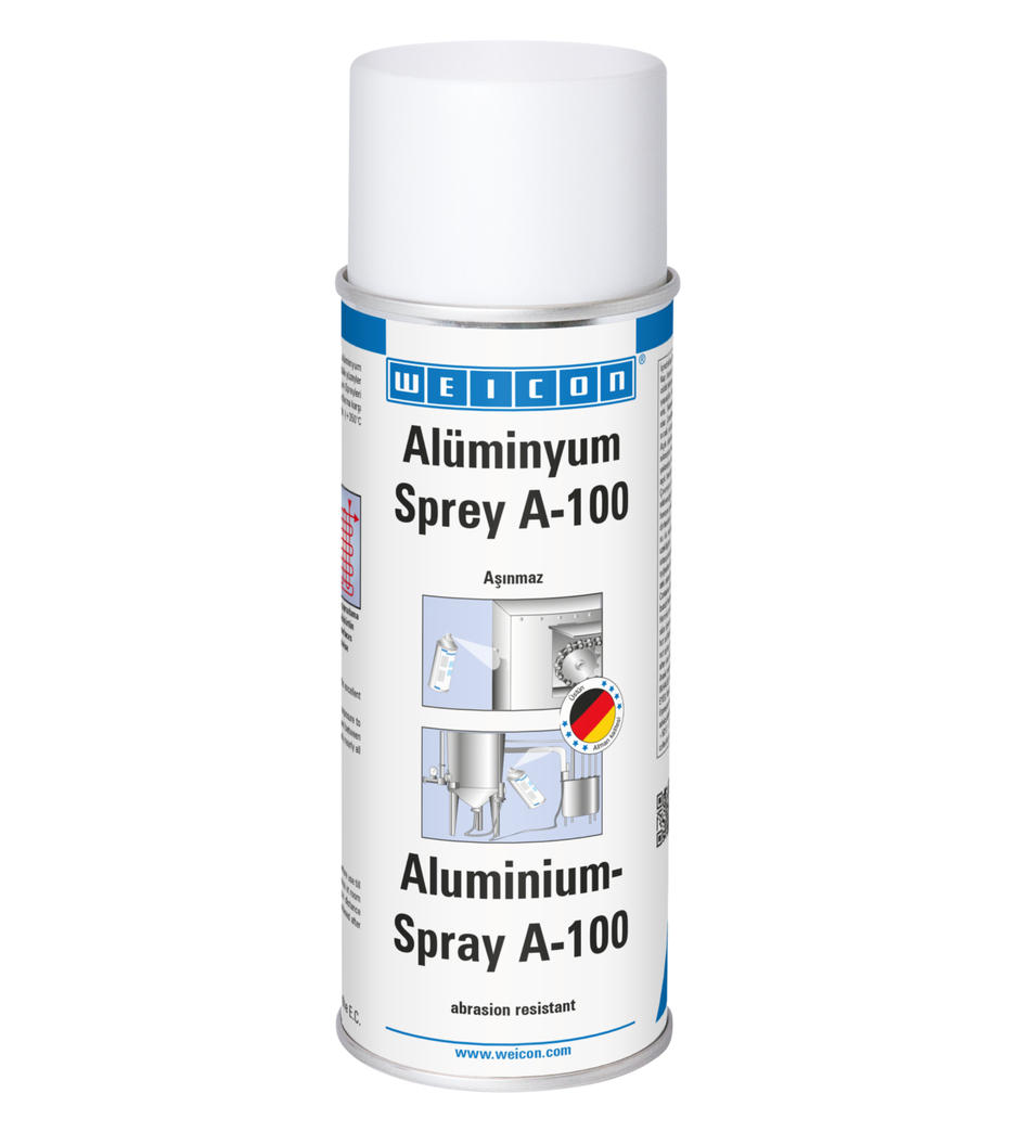 Alüminyum Sprey A-100 | Pas ve korozyona karşı aşınmaya dayanıklı koruma