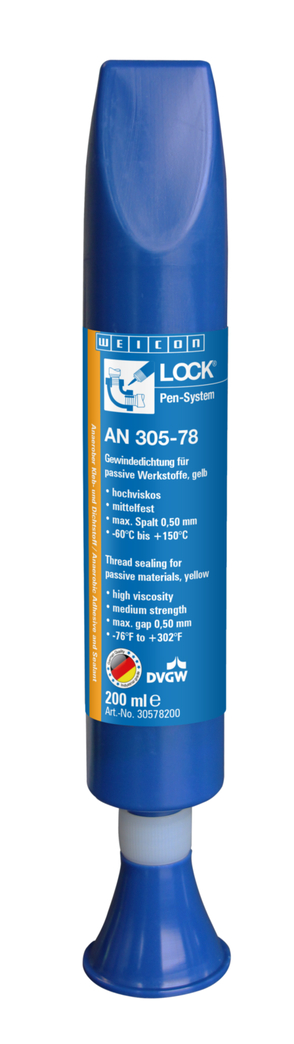 WEICONLOCK® AN 305-78 | for passive materials, medium strength, with drinking water approval