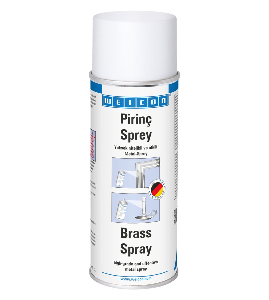 Pirinç Sprey | Metal parçaların korunması ve görsel olarak iyileştirilmesi